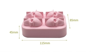 New Arrival Eco-Friendly Skull Shaped <b>Silicone</b> Ice Cube Molds Eco-Friendly Ice Cream <b>Tools</b> for Drinks & Ice Makers - Product Image 2