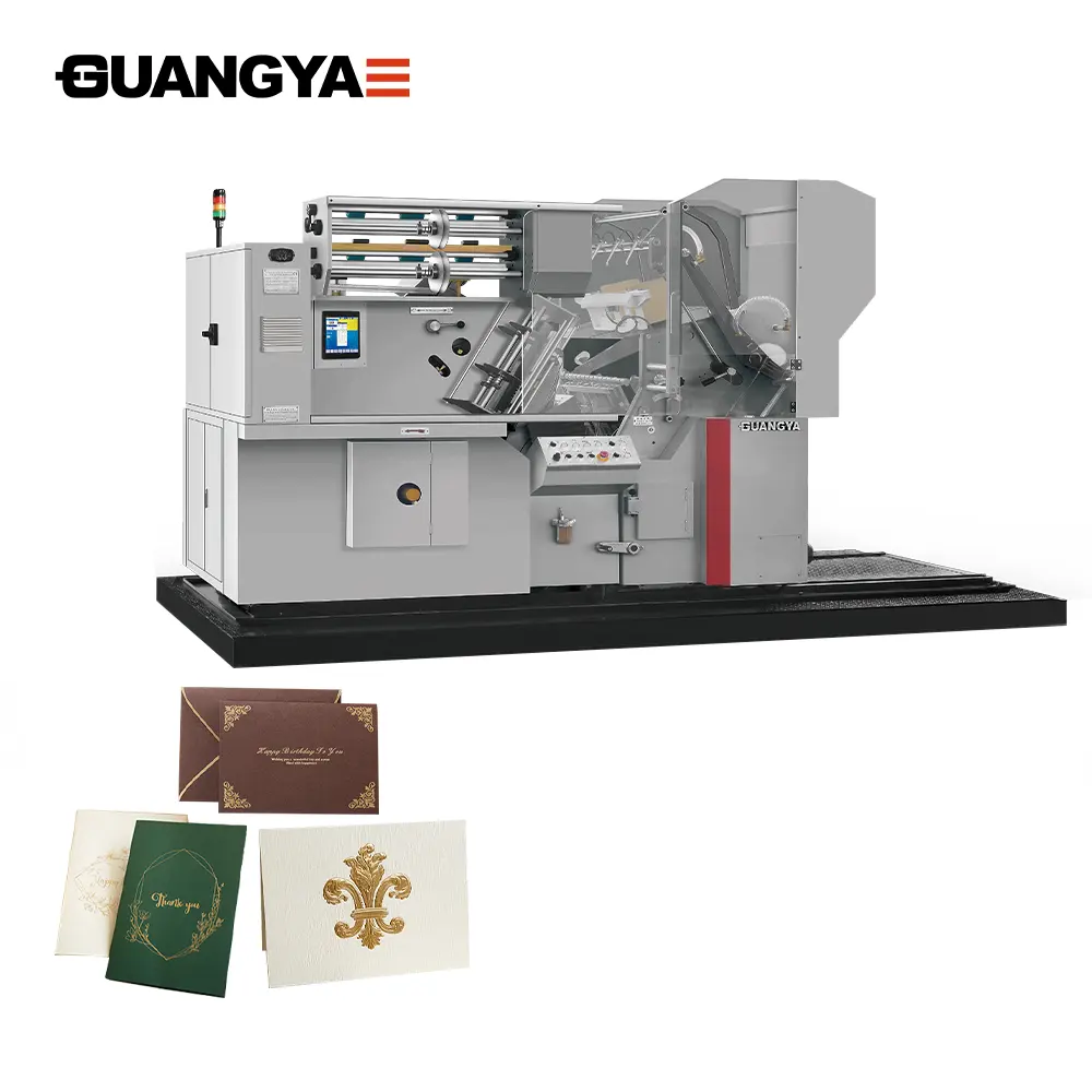 Автоматическая машина для штамповки горячей фольги с тиснением для визитных карточек TL780