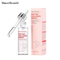 Sérum au Collagène VIBRANT GLAMOUR pour Soins de la Peau, Réduit les Rides du Front, Peptide de Collagène, Éclaircissant pour la Peau, Sérum Visage au Collagène