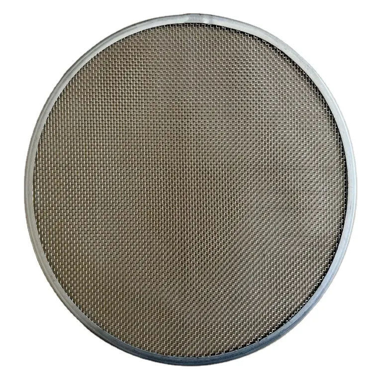 Customized stainless steel 304 wire mesh round strainer oil filter sifter flake sieves single medical edging mesh filter disc