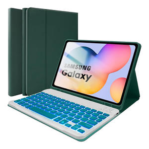 Funda con Teclado Inalámbrico Magnético Desmontable con Retroiluminación de 7 Colores OEM ODM para <span class=keywords><strong>Samsung</strong></span> <span class=keywords><strong>Galaxy</strong></span> <span class=keywords><strong>Tab</strong></span> A11+ A9+ 11 - Product Image 3