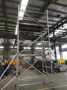 Andaimes Móveis Industriais Dobráveis Torres Rolantes em Liga de Alumínio Modernas de Alta Resistência Equipamento de Construção de 6m-12m de Altura - Product Image 2