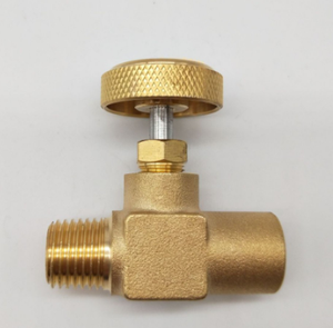 Vanne à aiguille de régulation de débit de gaz propane GPL haute pression en laiton robuste PSI 150 1/4\" mâle NPT x 1/4\" femelle NPT - Product Image 2