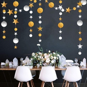 Yuyang Wedding Birthday Baby Shower Ramadan Party Decoration Twinkle Little Star Party <b>Garland</b> Star Circle <b>Garland</b> - Product Image 6