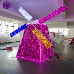 ไฟกังหันลม LED สำหรับตกแต่งสวนและงานเทศกาล - Product Image 4