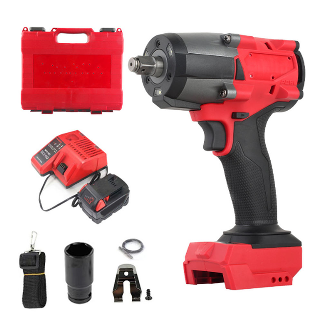 Factory Direct 18V High Torque 350NM Brushless Motor Cordless 1/2 Power Industrial/DIY Lithium-Ion Impact Wrench FUEL 400W High
