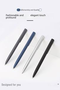 Bolígrafo Clásico de Metal en Negro Mate y Gris Mate, con Logotipo Personalizado, para Uso Empresarial, Diseño Novedoso, Ancho de Escritura de 1.0 mm - Product Image 3