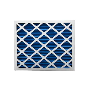 Filtro de aire HVAC, Panel plisado de cartón, CA, horno, prefiltro para ventilación, G4, F5, F6, F7, F8, F9, MERV, 4, 6, 8, 11, 12, 13, 16