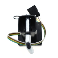 Cache-récepteur de remorque YH1833 avec 12 LED, feu stop rouge et récepteur de 2 pouces pour remorquage de camions, camping-cars et SUV