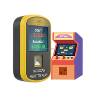 Terminal de paiement intelligent ZAH 2,4 pouces à écran tactile avec carte IC, Wi-Fi, signal pulsé, système de machine d'arcade à monnayeur