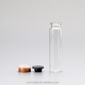 Flacons tubulaires en verre stériles pour injection, vente en gros d'usine, 5 ml, 20 ml, avec bouchon en caoutchouc, pour usage pharmaceutique et diffusion, compatibles 5 ml, 8 ml, 10 ml - Product Image 3