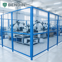 Clôtures de sécurité pour ateliers industriels, clôture en acier à faible teneur en carbone soudée, clôture amovible, équipement de protection galvanisé antirouille