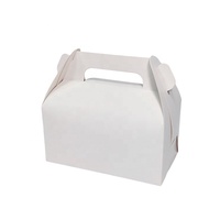 Boîte à dessert en papier à emporter avec poignée, boîte à bonbons creuse en papier, tasse de chocolat, boîtes à gâteaux avec diviseurs