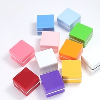 Tampon flash portable à motif personnalisé, forme carrée, couleur macaron, motif dessin animé pour la création de journaux