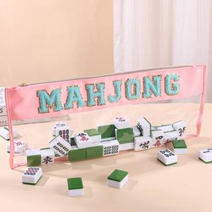 Jeu de Mahjong Américain de Luxe à Quatre Couches Coloré pour Festival, 160 Pièces, Jeu de Société Américain - Product Image 4