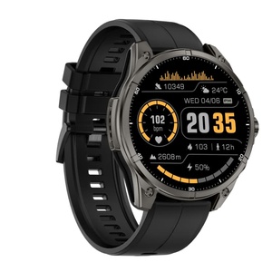 CRG33 GPS Theo Dõi Người Đàn Ông Ngoài Trời Thể Thao Reloj Smartwatch Amoled Thông Minh Đồng Hồ Với Đèn Pin 5ATM Sức Khỏe Không Thấm Nước Tracker Đồng Hồ - Product Image 5