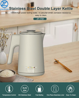 Appareils électroménagers, chauffe-eau électrique de 1,7 L, bouilloire électrique en acier inoxydable pour hôtel, vente au détail