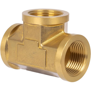 <span class=keywords><strong>Raccord</strong></span> de tuyauterie <span class=keywords><strong>en</strong></span> laiton femelle NPT 3/4 x 3/4 x 3/4, connecteur <span class=keywords><strong>en</strong></span> <span class=keywords><strong>T</strong></span> à 3 voies pour <span class=keywords><strong>propane</strong></span>/huile/<span class=keywords><strong>gaz</strong></span>/air, résistant à la corrosion, 1200 PSI, 1 paquet - Product Image 1