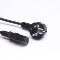 Cordon d'alimentation CA de haute qualité, norme VDE, connecteur européen 3 broches, 16A 250V, prise Schuko EU C15, appareil électroménager