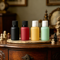 Flacon en verre transparent de 10 ml avec bouchon à vis pour parfums, huiles essentielles, lotions, soins de la peau, sérums, y compris diffuseur à bâtonnets, étiquettes personnalisables