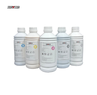 HEYME HE- INK01 1000ML CMYK+WW pour imprimantes XP600/I3200/I1600 - Impression numérique aux couleurs vives pour textiles
