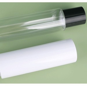 Flat Shoulder PET Toner Bottle 60ml 80ml 100ml Screw <b>Cap</b> Cosmetic Packaging With Bottle <b>Cap</b> For Toner And Lotion Repackaging - Product Image 1