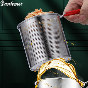 Juego de Ollas de Acero Inoxidable, Olla Redonda para Freír, Sartén Profunda <span class=keywords><strong>con</strong></span> Cesta de Filtro, Directo de Fábrica - Product Image 5