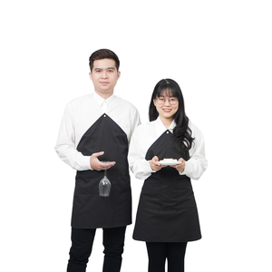 Veste de chef unisexe respirante avec tablier, double boutonnage, pour hommes et femmes, OEM - Product Image 6