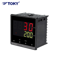 Controlador de Temperatura Industrial TOKY AI208 Inteligente con Pantalla LED Digital, Control PID y Salida de Relé SSR