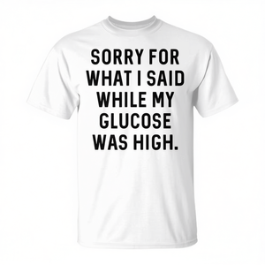 T-shirt pour diabétiques à haute glycémie pour la sensibilisation au diabète de type 1 et de type 2 - Product Image 3