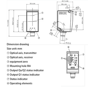 เซ็นเซอร์เลเซอร์รุ่น DT35-B15551 1057651 สำหรับ SICK ที่ขายดี มีสินค้าในสต็อก - Product Image 2