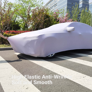 Housse de voiture imperméable en bâche, anti-poussière, protection UV, haute élasticité, usage extérieur, rejet UV 90%, prévention neige et glace - Product Image 5