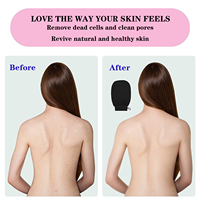 Gant de Bain Exfoliant Personnalisé en Viscose Écologique Populaire, Gant de Massage pour le Corps, Gants de Douche, Serviette de Bain, Vente Chaude Maroc Corée