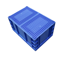 Caisses de transport en plastique solides, empilables, recyclables et écologiques HP6E pour un stockage multifonctionnel