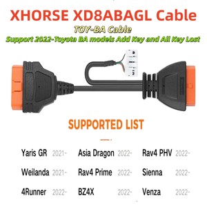 Xhorse VVDI XD8ABAGL pour Toyota BA IMMO Toutes Clés Perdues Adaptateur Toy-Ba pour Programmation de Clés pour Key Tool Max Pro Mini OBD Tool - Product Image 2
