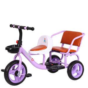 Bicicleta de Pedales para Niños 2023, Bicicleta de Equilibrio de 3 Ruedas para Niños de 2 a <span class=keywords><strong>4</strong></span> Años, Juguete Funcional, <span class=keywords><strong>Triciclo</strong></span> Infantil de Doble Asiento - Product Image 2