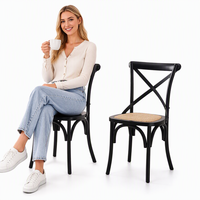 Chaise de salle à manger en bois de bouleau massif, moderne, empilable, pour banquets, restaurants, hôtels, mariages, utilisation intérieure et extérieure