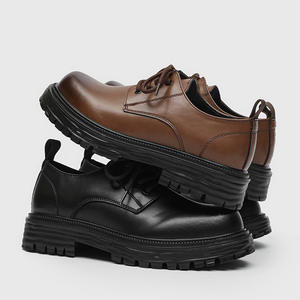 Zapatos Formales de Negocios de Lujo Hechos a Mano en Cuero Suave y Cómodo de Estilo Italiano, Zapatos de Boda de Alta Calidad, Tendencia de Moda, Flexibles - Product Image 4