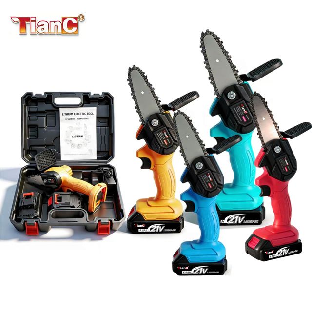 Hot Selling OEM 4/6-inch Lithium Battery Electric Chain Saw Portable Cordless Mini Saw