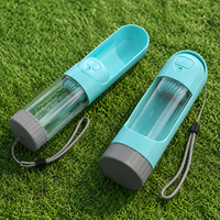 Vente en gros disponible : Bouteille d'eau portable pour chien, best-seller, anti-fuite, avec filtre, pour les voyages et les promenades en plein air