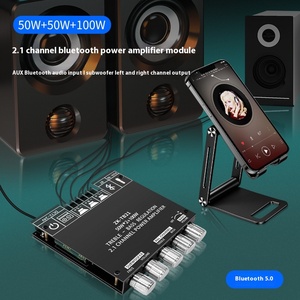 Zk-Tb21 nhà khuếch đại mô-đun 2.1 kênh bluetooths kỹ thuật số với cao và thấp tone loa siêu trầm trung tính không có logo - Product Image 2