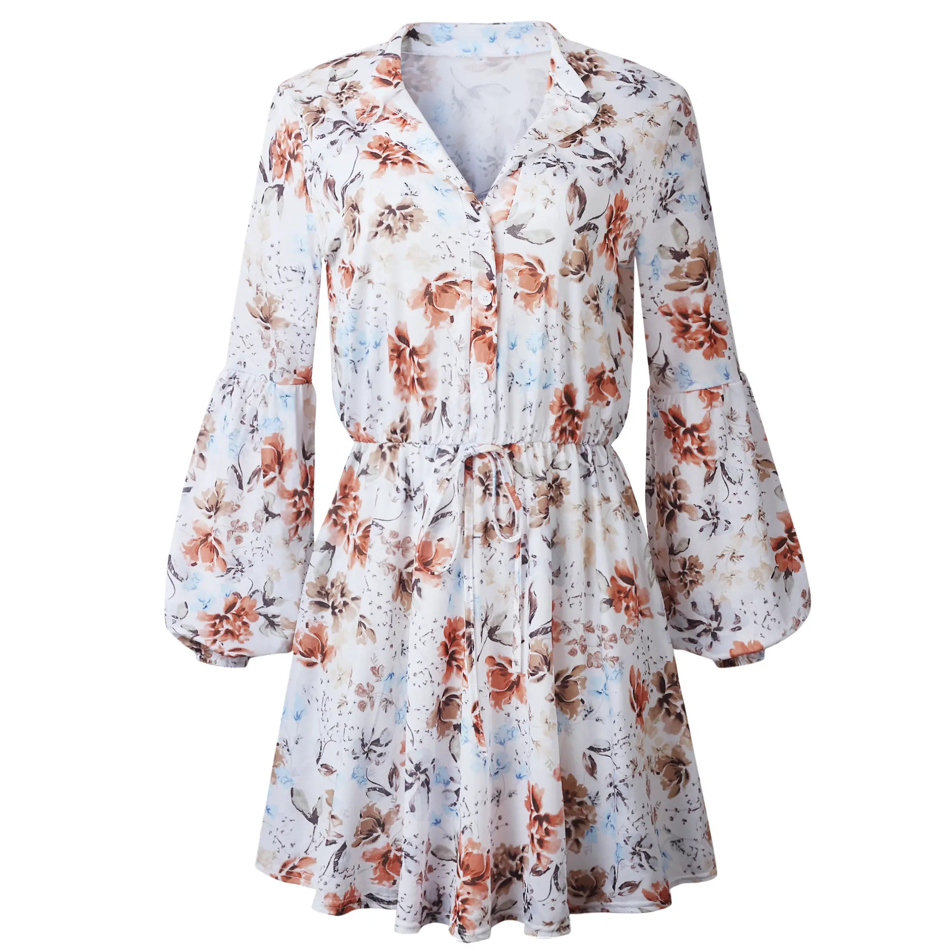 Bloemen Strap Zomer Jurken Vrouwen Ruche Geplooide Elegante Holiday Losse Strand Shirt Mini Jurk Boho Voor Dames C13076