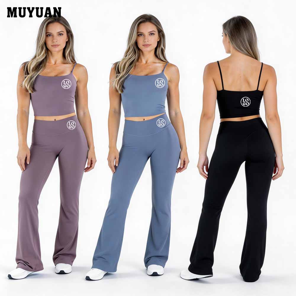 Women's Nylon Spandex Print Yoga Tank Tops Breathable Racerback Athletic Vest Double Layer Workout Tops Cross-Strap Built Bra