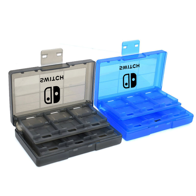 24 В 1, коробка для игровых карт для Nintendo Switch OLED, портативный контейнер для хранения NS Lite, держатель для карт, защитный чехол, жесткий корпус