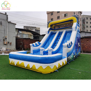 Ngoài trời seaworld theo chủ đề trượt nước hồ bơi bơm hơi trượt - Product Image 5