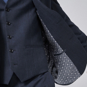 Costume en laine décontracté et personnalisé pour hommes, <span class=keywords><strong>tenue</strong></span> de marié de <span class=keywords><strong>mariage</strong></span> en deux pièces - Product Image 3