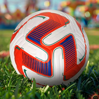 Équipement de football américain Aiju, ballon de football en cuir PU personnalisé, vente en gros, taille standard 5, ballon de football avec logo