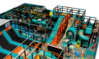 Aire de jeux professionnelle pour enfants, équipement de trampoline populaire unisexe pour enfants, équipement de jeux souples, aires de jeux intérieures pour enfants