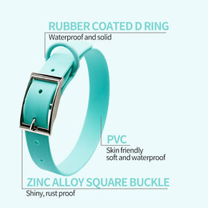 Ensemble de laisse de collier de chien imperméable en PVC, écologique, Durable et confortable, offre spéciale, <span class=keywords><strong>2022</strong></span> - Product Image 4