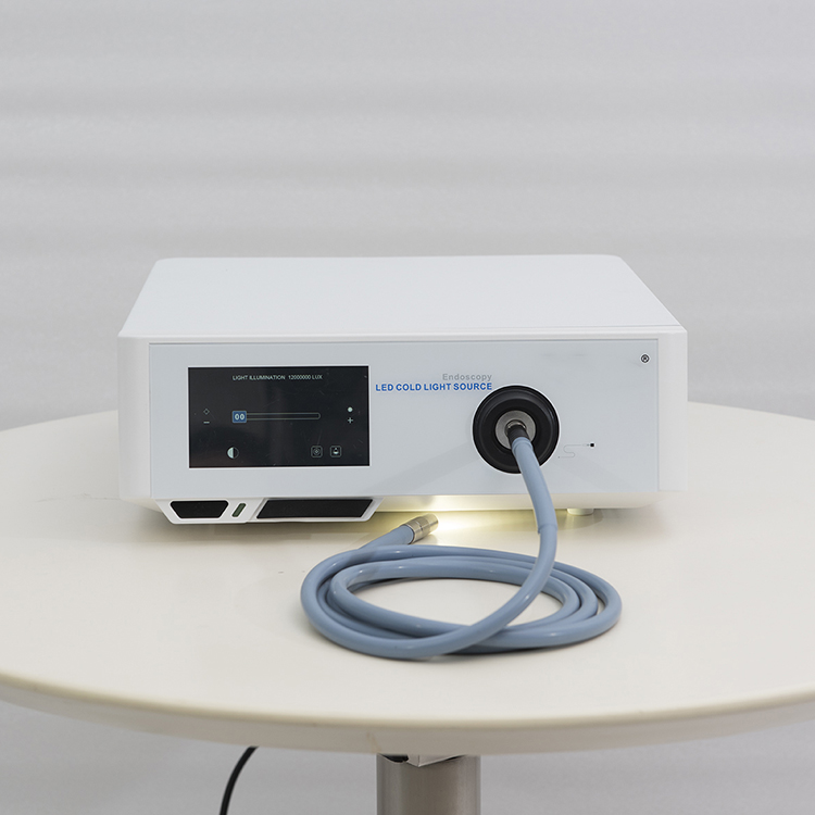 80W Cistoscopio Portátil Puro / Fuente de Luz Médica Led de Endoscopia Portátil Ent